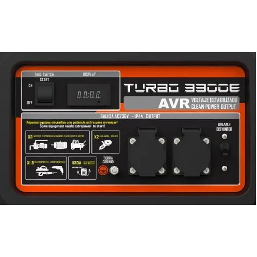 Генератор Genergy Turbo-3300E (3,3 кВт) - фото 3