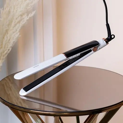 Випрямляч для волосся VGR V-515 з терморегулятором РК-дисплеєм Білий - фото 6