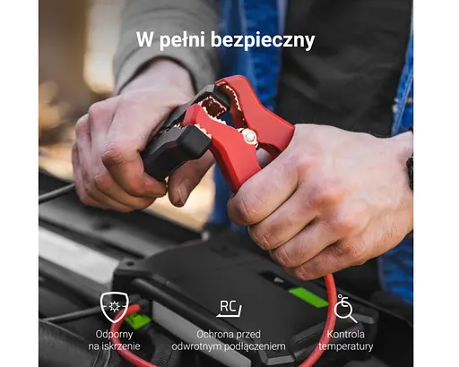 Пуско-зарядний пристрій / стартер / Powerbank Green Cell PowerBoost 2000А 60W - фото 7