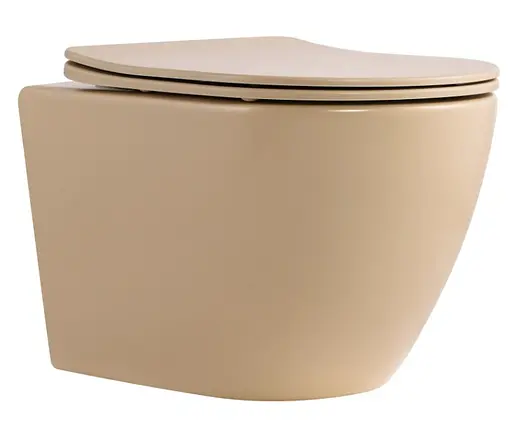 Унитаз подвесной Qtap Robin Ultra Quiet, с сиденьем Slim Duroplast/Soft-close/Quick relase QT13332381АSSB - фото 1