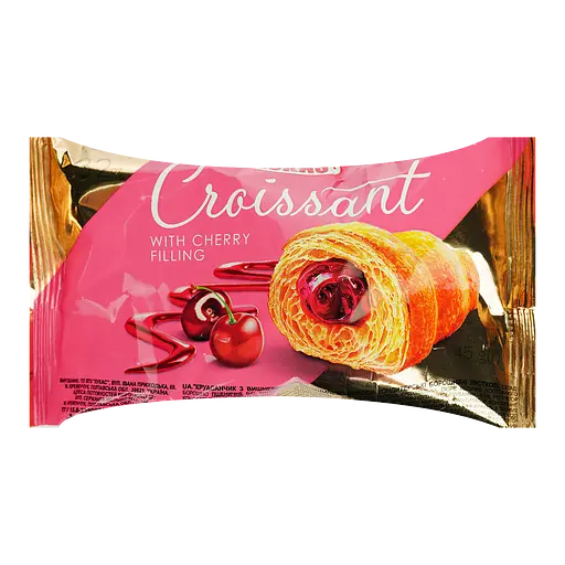 Круассан Lukas с вишневым наполнителем 45 г