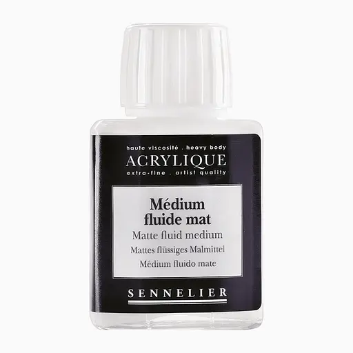 Растворитель для акриловых красок Sennelier Matte fluid, матовый, 75 мл