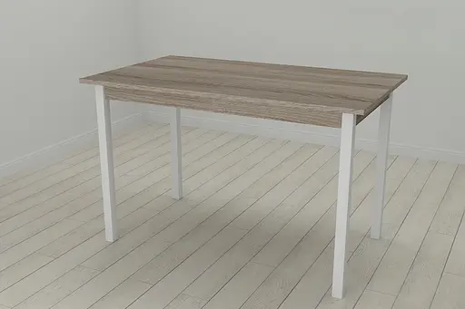 Стіл кухонний Ferrum-decor Маріо 75x120x70 Білий ДСП Сонома Трюфель 16мм (FRD-106327) - фото 4