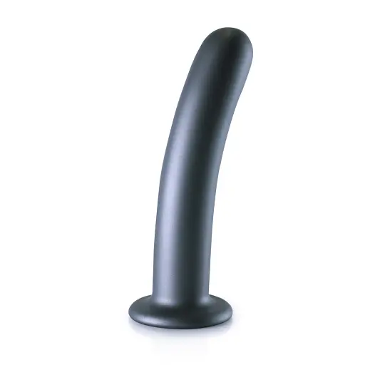 Фаллоимитатор Ouch! Smooth G-Spot Dildo 7apos;apos; 17.7 см (серый) - фото 3