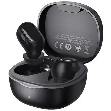 Навушники Baseus WM01 Encok TWS | 5Hours, BT5.0, 40mAh/300mAh | (NGWM01) Black NGTW240001