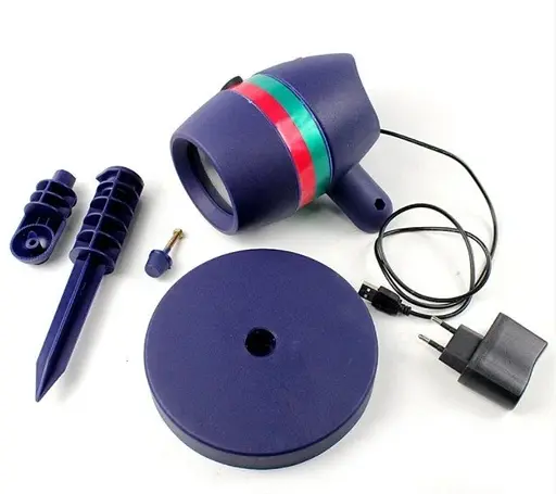 Лазерний проектор Star Shower Motion Laser Light (для будинку і вулиці) Blue - фото 3