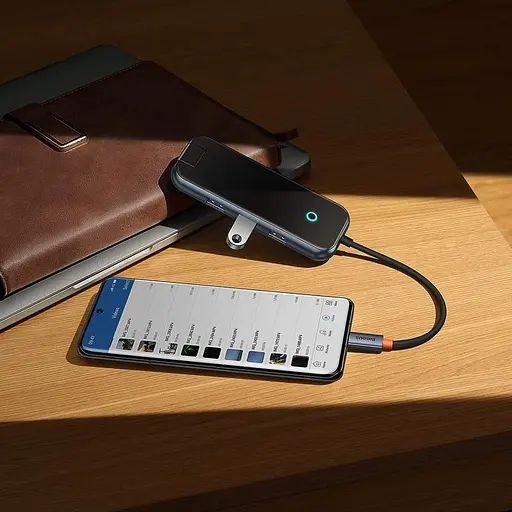 USB-хаб Baseus AcmeJoy 6-in-1 (WKJZ010313) [125123] - фото 6