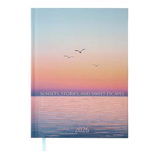 Ежедневник датированный Buromax Miracle 2026 A5 голубой (BM.2179-14)