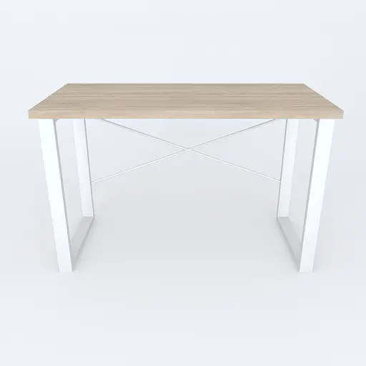 Письменный стол Ferrum-decor Драйв 750x1200x600 Белый металл ДСП Дуб Сонома 32 мм (FRD-103334) - фото 3