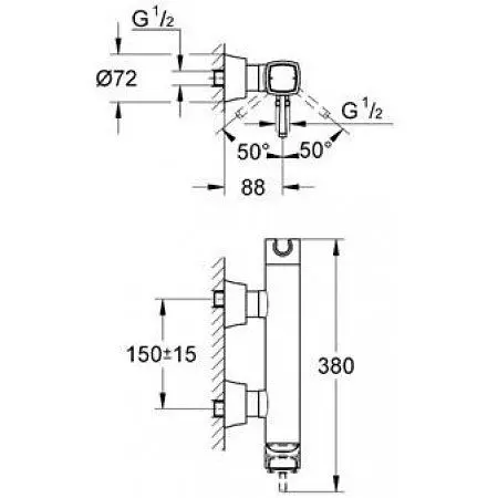 Змішувач для душу Grohe Grandera 23316000 Хром - фото 2
