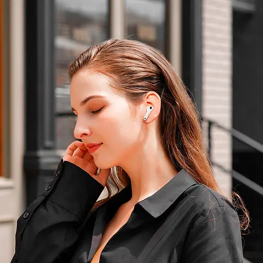 Бездротові навушники Hoco EW78 True wireless stereo headset BT5.4, 30mAh, 300mAh, 4h white - фото 9