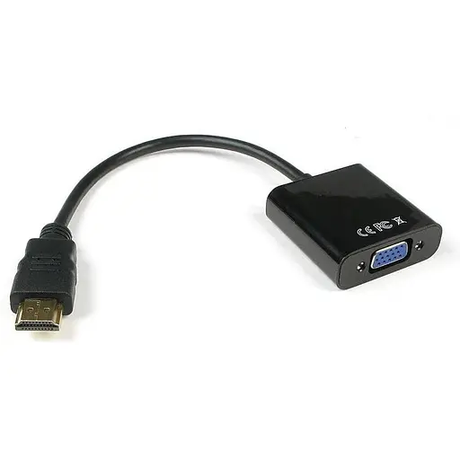 Конвертер Hdmi папа на Vga мама 30 см с аудио