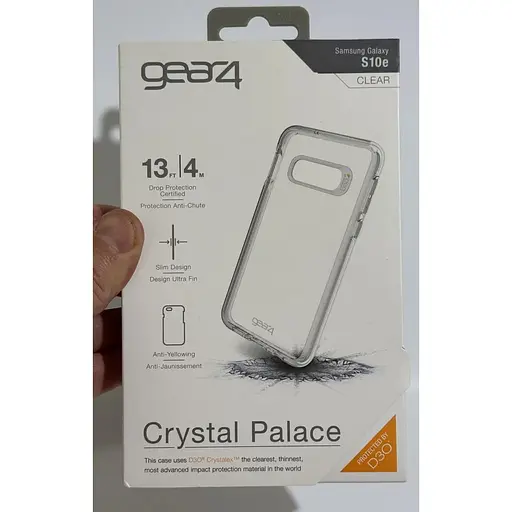 Протиударний чохол Gear4 Crystal Palace D3O для Samsung Galaxy S10e Прозорий - фото 4