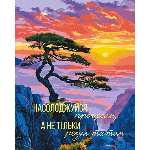 Картина по номерам на подрамнике Brushme Почувствуй момент UA Mental Help