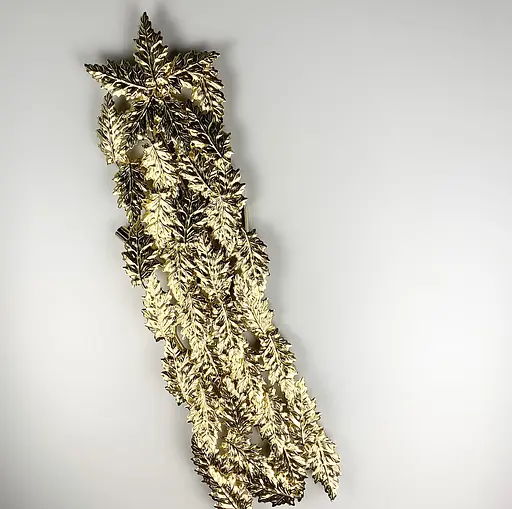 Видовжена модель бра у флористичних мотивах Line F колір корпусу сатин - фото 2