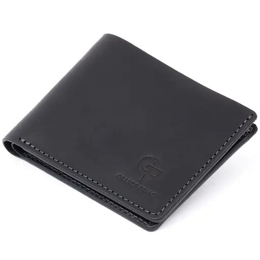 Мужской кожаный кошелек Grande Pelle 11.5х9х1 см acs0014982 - фото 1