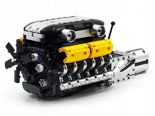 Конструктор двигатель Mould King Lambo V12 моторизованный для детей и взрослых мотор 1260 деталей - фото 3