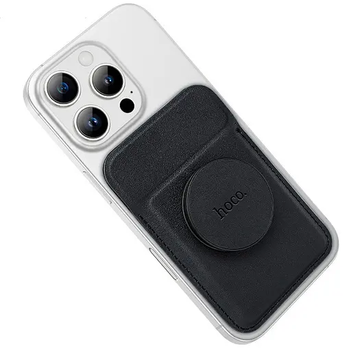 Магнітний тримач-кишеня для карт Hoco GT6 Joy multifunctional magnetic card holder - фото 4