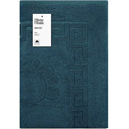 Килимок для ніг махровий Ardesto Home 50х70 см 100% бавовна смарагдовий (ART2557EM)  - фото 1