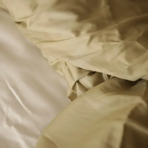 Комплект постельного белья Honey сатин 100% хлопок золотистый оливковый - двуспальный - фото 3