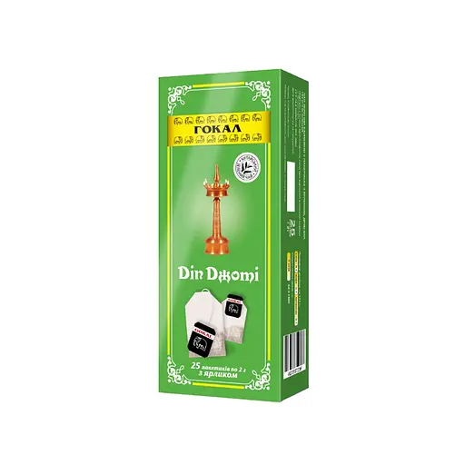 Чай Гокал зелений Діп Джоті 25 ф/п  2 г - фото 1