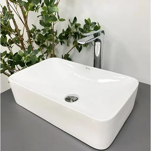 Умивальник VBI Aliano white накладний VBI-012602, Білий - фото 1