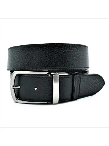 Ремінь шкіряний Le-Mon двосторонній чоловічий 115-125х4 см acs0023773 - фото 5