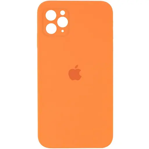 Чехол Epik Silicone Case Square Full Camera Protective AA для Apple iPhone 11 Pro 5.8 Оранжевый/Papaya