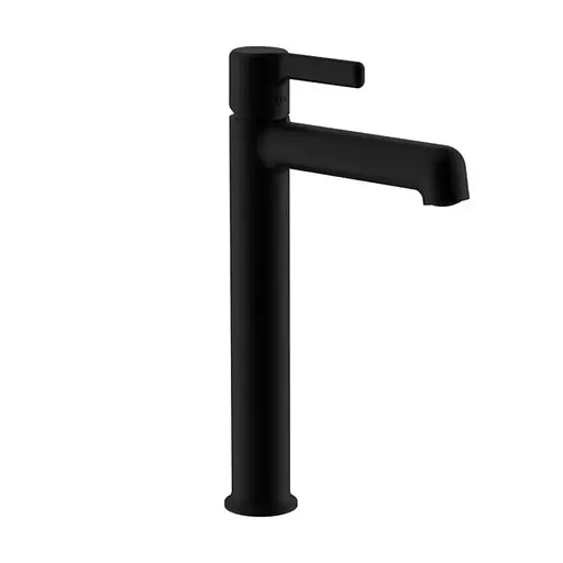 Смеситель для умывальника Haiba MarkUS 001 High Black HB3972 Черный матовый - фото 1