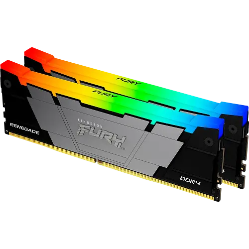 Оперативная память Kingston Fury 64GB (2x32GB) DDR4 3200MHz Renegade RGB (KF432C16RB2AK2/64)