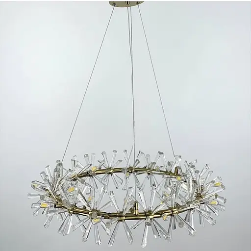 Подвесная люстра ALMA со стеклянными палочками Ø 60 см Ст. NO 4-600 AB | Line F - фото 5