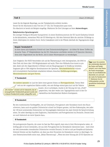 Fit furs Goethe-Zertifikat C2 Lehrbuch mit 2 integrierten Audio-CDs - фото 2