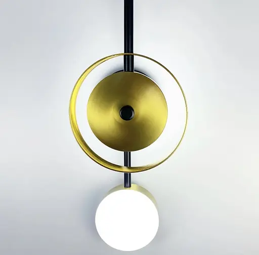 Сучасне бра Арт. BD 8886 BK+AB Line F - фото 4