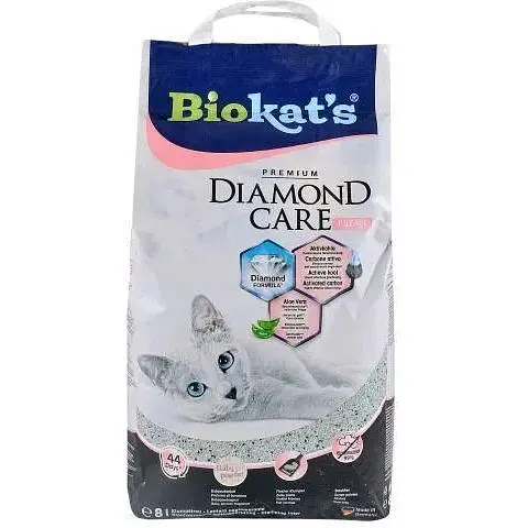 Наполнитель Biokats Diamond Fresh для кошачьего туалета бентонитовый 8 л - фото 3