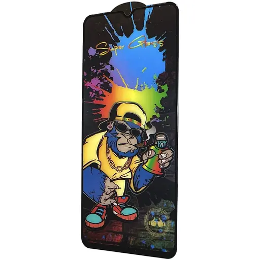 Защитное стекло DK Full Glue 3D Monkey для Xiaomi Redmi 12C 016291 black