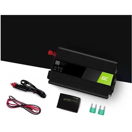 Преобразователь напряжения инвертор Green Cell 12V на 230V 300W/600W Чистый синус (INV05DE) - фото 5