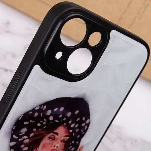 Чохол Epik TPU+PC Prisma Ladies для Apple iPhone 14, 6.1 Girl in a hat - фото 5