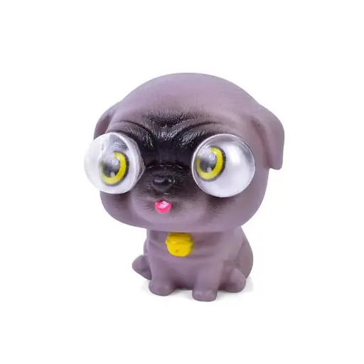 Фігурка антистрес Песик, 7 см, непосида, очі вилазять при стисненні