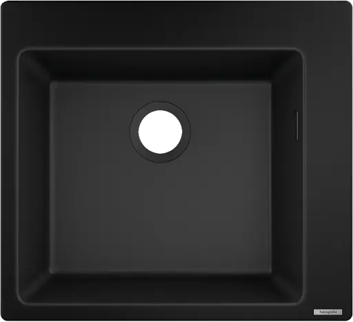 Кухонная мойка Hansgrohe S451 S510-F450 560x510 Graphiteblack 43312170, Черный - фото 1