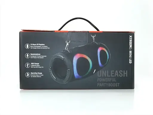 Минидинамик Bluetooth B5S LED 7983 беспроводная колонка Mini-Jack AUX 3.5мм - фото 5