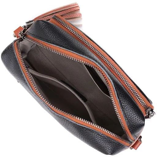 Кожаная женская сумка Vintage 22х15х9 см sum0026542 - фото 9