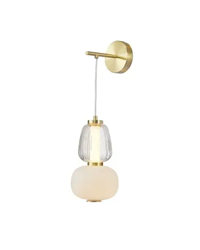 Бра, настінний світильник Italux WL-98374-18W-GD Eris Led 1x18W 3000K 2235Lm IP20 - фото 1