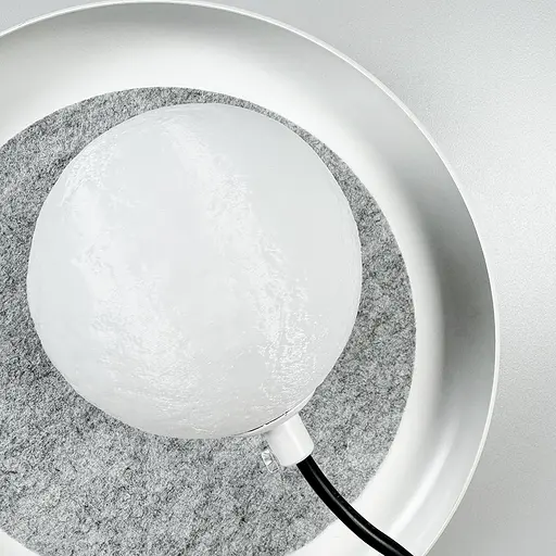 Бра в белом корпусе с белым шариком на магните Line F Арт. W166 B -250 WT - фото 7