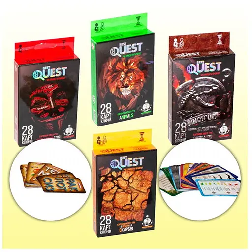 Настільна гра Danko Toys Best Quest (в ассорт.) (укр.) (BQ-01-01U/04U) - фото 1
