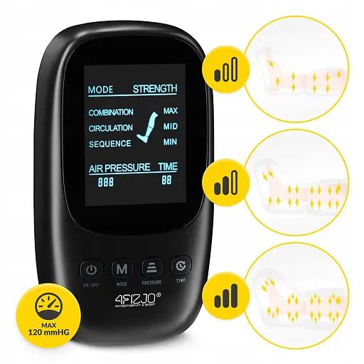 Апарат для пресотерапії та лімфодренажу 4FIZJO 4-и камерний LITE-C4 (P-5905973406611) - фото 6