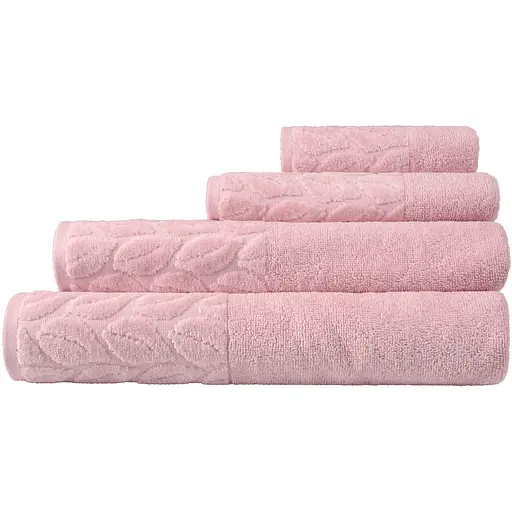 Полотенце махровое Soho Leaves 30х50 см Pink (30*50 Leaves Pink) - фото 3