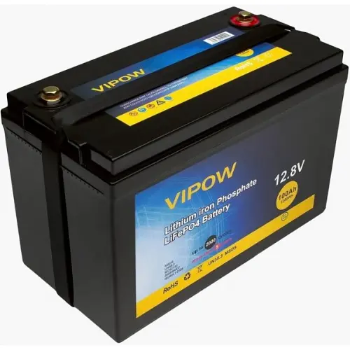 Акумулятор Vipow LiFePO4 12,8V 100Ah