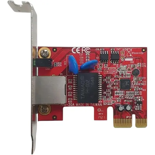 Сетевая карта GigaLAN 1000BASE-T (Low profile) Б/У - фото 1