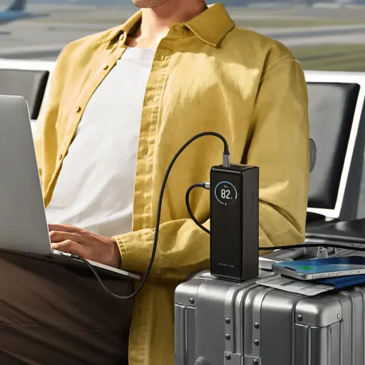 Внешний аккумулятор EcoFlow RAPID Power Bank 25000mAh Silver (EF-RAPID25K140W-S-EU) [139815] - фото 15