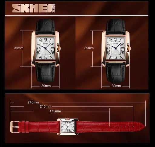 Жіночий годинник Skmei 1085 Spring (Червоний) - фото 3